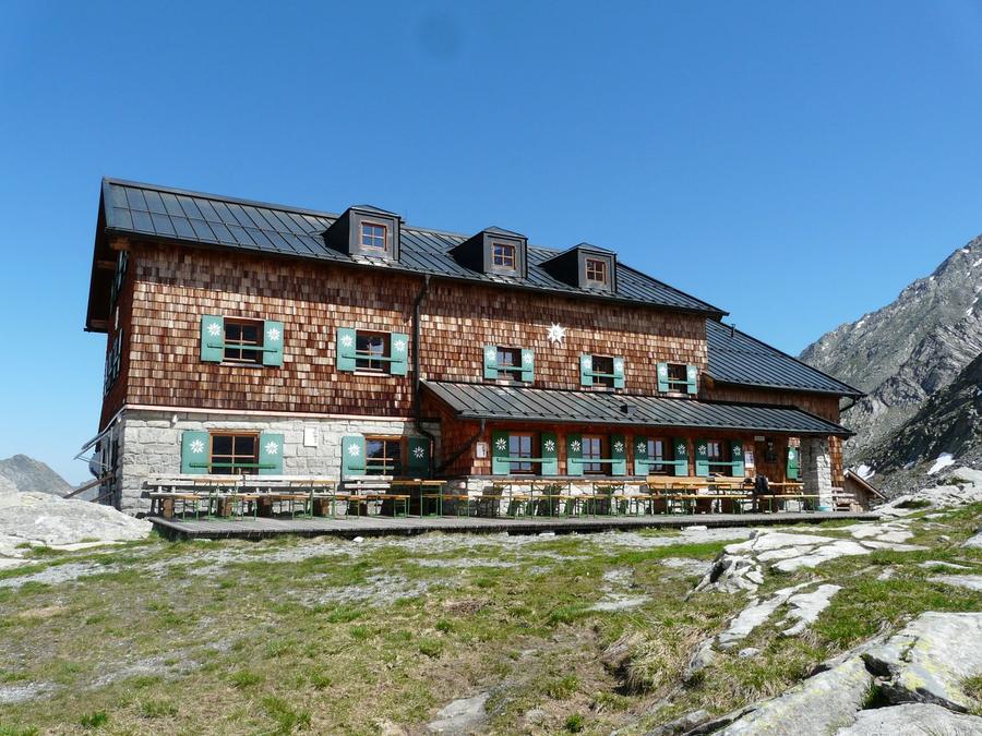 Zittauer Hütte (2.328 m) in Österreich – OEAV-Schutzhütte