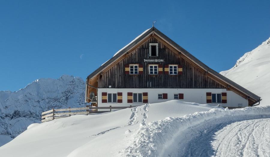 Potsdamer Hütte (2020 m) in Österreich – DAV-Schutzhütte