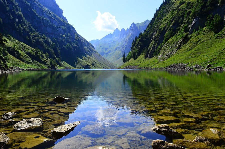 Clubheim Fälensee (1527 m) v Švici – gorska koča SAC