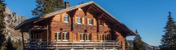 Ski- und Ferienhaus Obergestelen (1800 m) in Schweiz – SAC-Schutzhütte