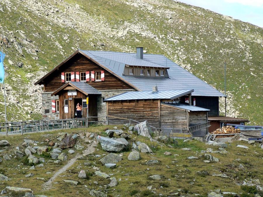 Ascher Hütte (2256 m) in Österreich – DAV-Schutzhütte
