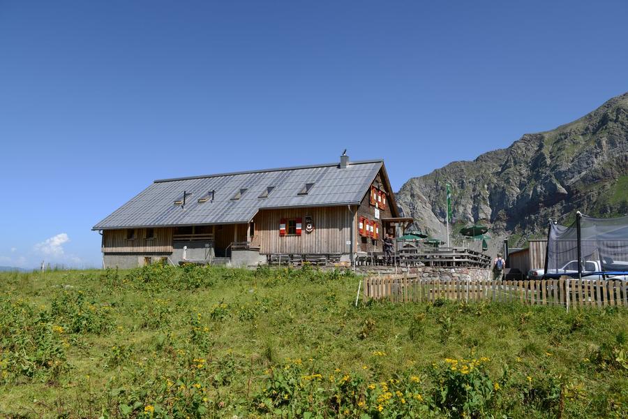 Oberzalimhütte (1889m) in Österreich – DAV-Schutzhütte